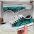 Cook Islands Low Top Canvas Shoes - Turquoise Tentacle Turtle - Polynesian Pride