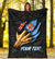 Fiji Personalised Premium Blanket - Fiji In Me (Black) - Polynesian Pride