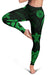 American Samoa Women's Legging - Green Tentacle Turtle - Polynesian Pride