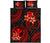 Polynesian Hawaii Quilt Bed Set - Red Plumeria - Polynesian Pride