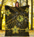 Hawaii Mix Polynesian Turtle Plumeria Premium Blanket - AH - Nick Style - Yellow - Polynesian Pride