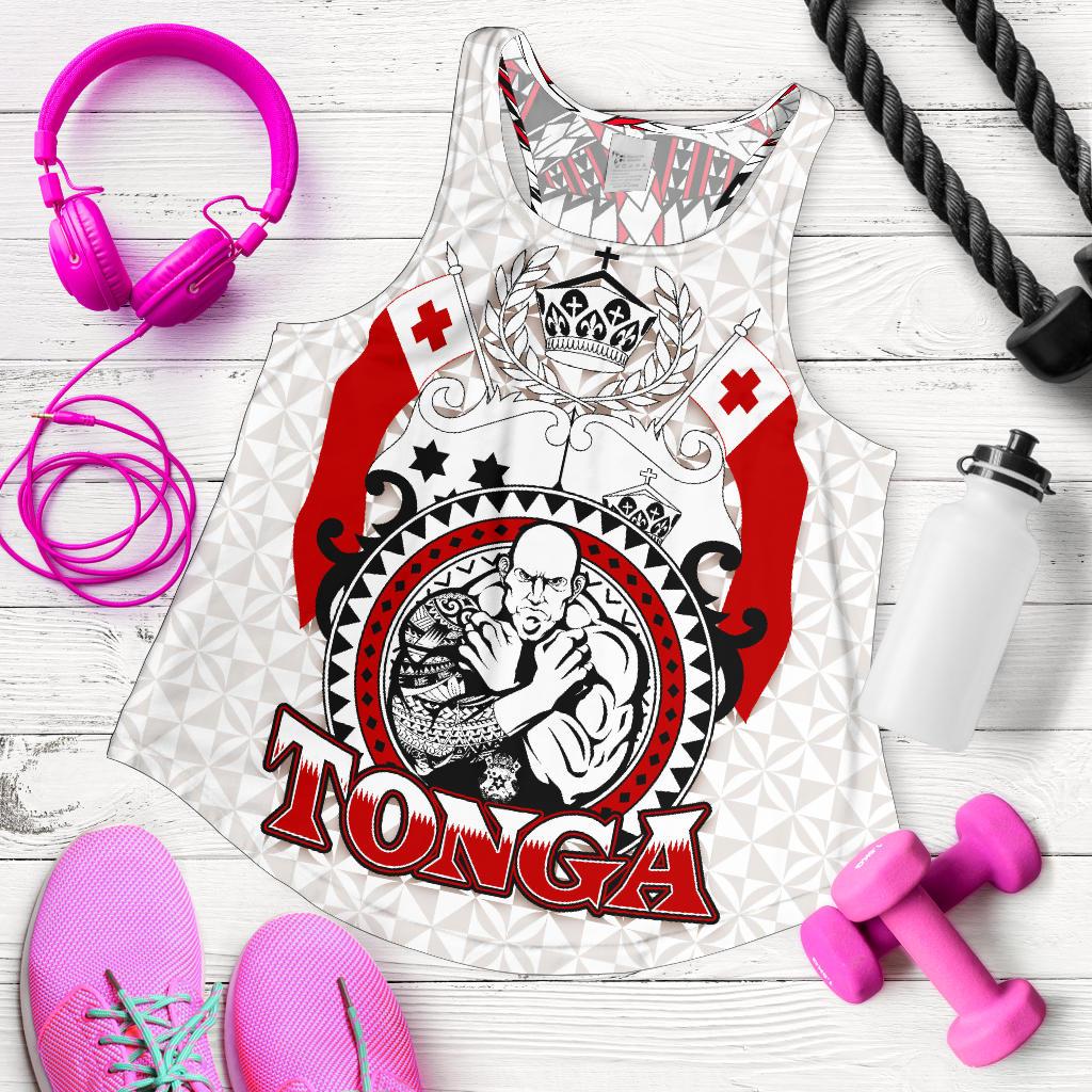 Tonga Polynesian Women Racerback Tank - Tonga Power - Polynesian Pride