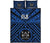 Fiji Quilt Bed Set - Fiji Seal With Polynesian Tattoo Style (Blue) - Polynesian Pride