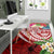 Guam Polynesian Area Rug - Summer Plumeria (Black) - Polynesian Pride