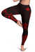 Papua New Guinea Women's Leggings - Red Tentacle Turtle - Polynesian Pride