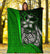 Kosrae Micronesia Premium Blanket Green - Turtle With Hook - Polynesian Pride