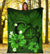 Hawaii Turtle Poly Tribal Green Premium Blanket - Polynesian Pride