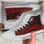 Palau High Top Canvas Shoes - Red Tentacle Turtle - Polynesian Pride