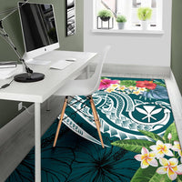 Polynesian Hawaii Kanaka Maoli Area Rug - Summer Plumeria - Polynesian Pride