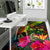 Fiji Polynesian Area Rug - Hibiscus and Banana Leaves - Polynesian Pride