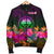 Federated States of Micronesia Personalised Men's Bomber jacket - Summer Hibiscus - Polynesian Pride