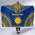 Nauru Flag Polynesian Chief Hooded Blanket - Polynesian Pride