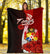 Tonga Polynesian Premium Blanket - Coat Of Arm With Hibiscus - Polynesian Pride