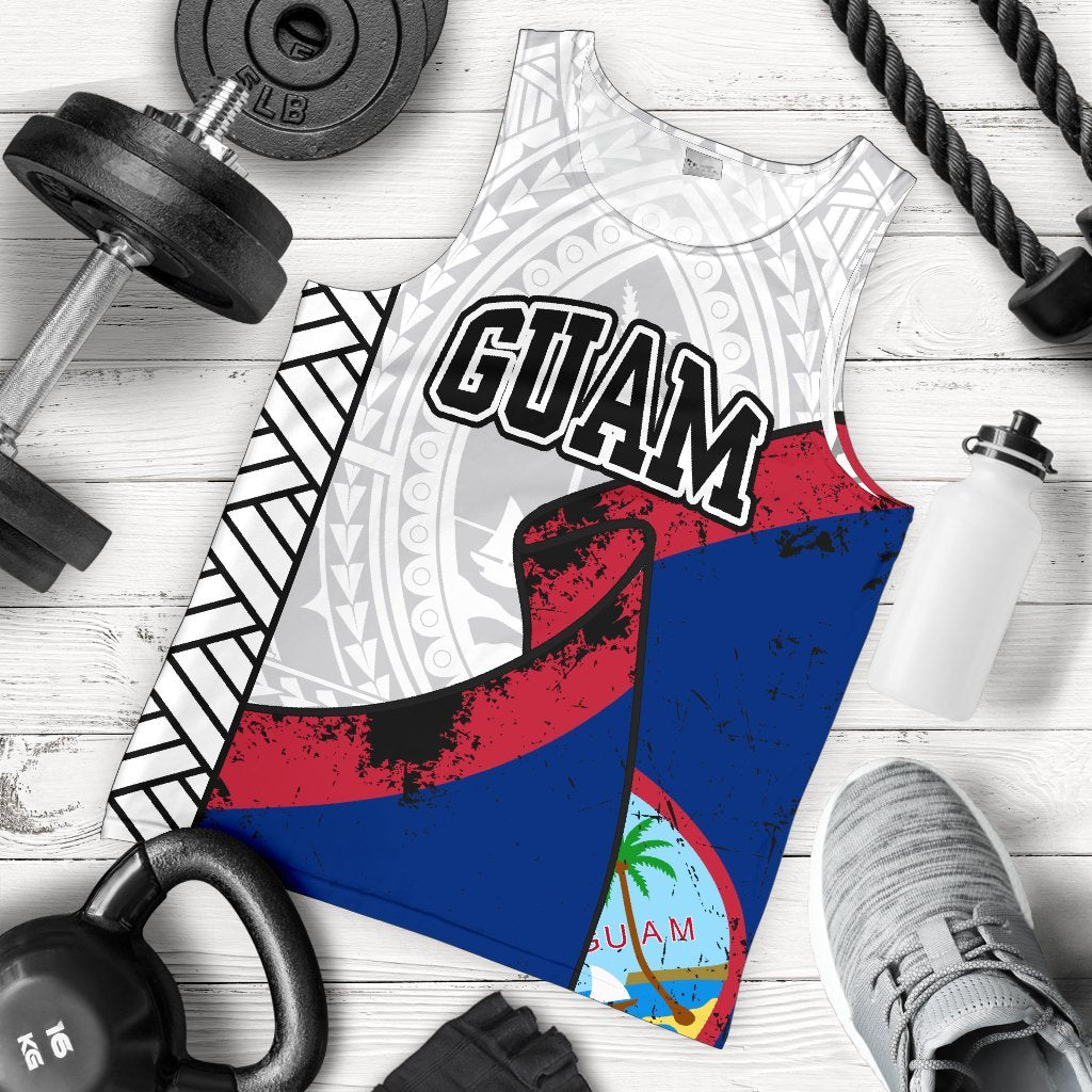 Guam Special White Men's Tank Top A0 - Polynesian Pride