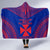 Wallis And Futuna Flag Polynesian Chief Hooded Blanket - Polynesian Pride