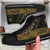 Yap State High Top Shoes - Gold Color Symmetry Style - Polynesian Pride