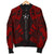 Austral Islands Men Bomber Jackets - Polynesian Tattoo Red - Polynesian Pride