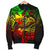 Polynesian Wallis and Futuna Men's Bomber Jacket - Reggae Shark Polynesian Tattoo - Polynesian Pride