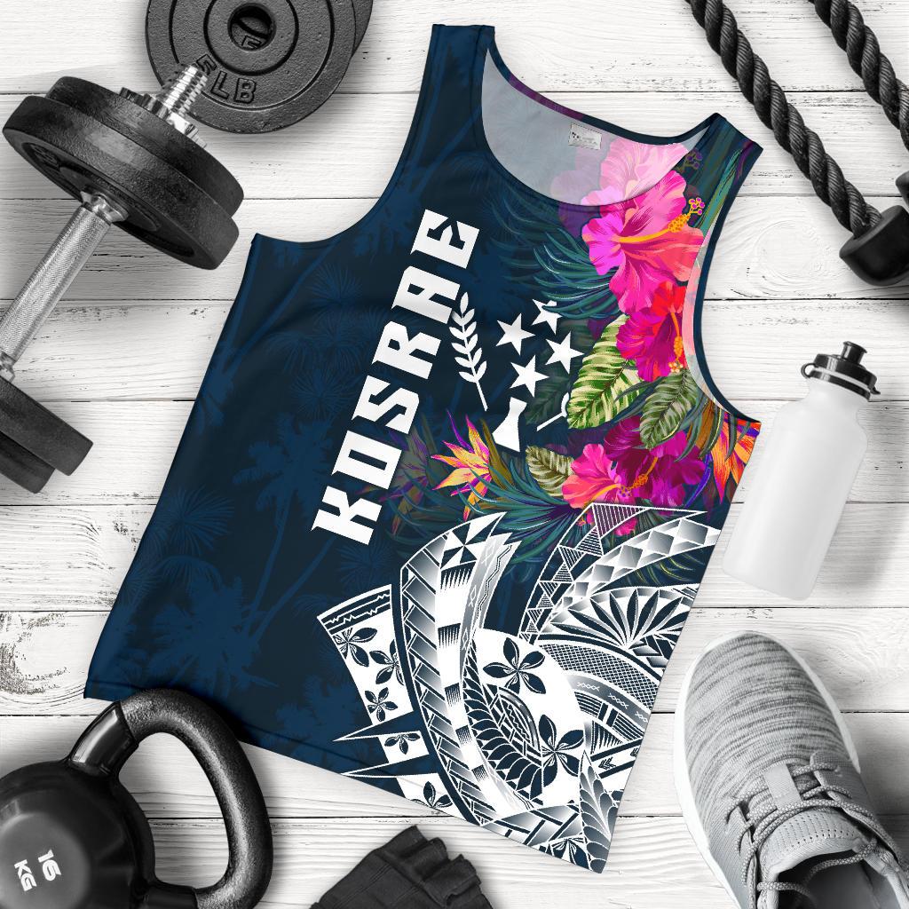 Kosrae Men's Tank top - Kosrae Summer Vibes Blue - Polynesian Pride