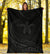 Hawaii Turtle Hibicus Premium Blanket - Frida Style - Grey - Polynesian Pride