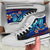 Hawaii High Top Shoes Blue - Vintage Tribal Mountain - Polynesian Pride