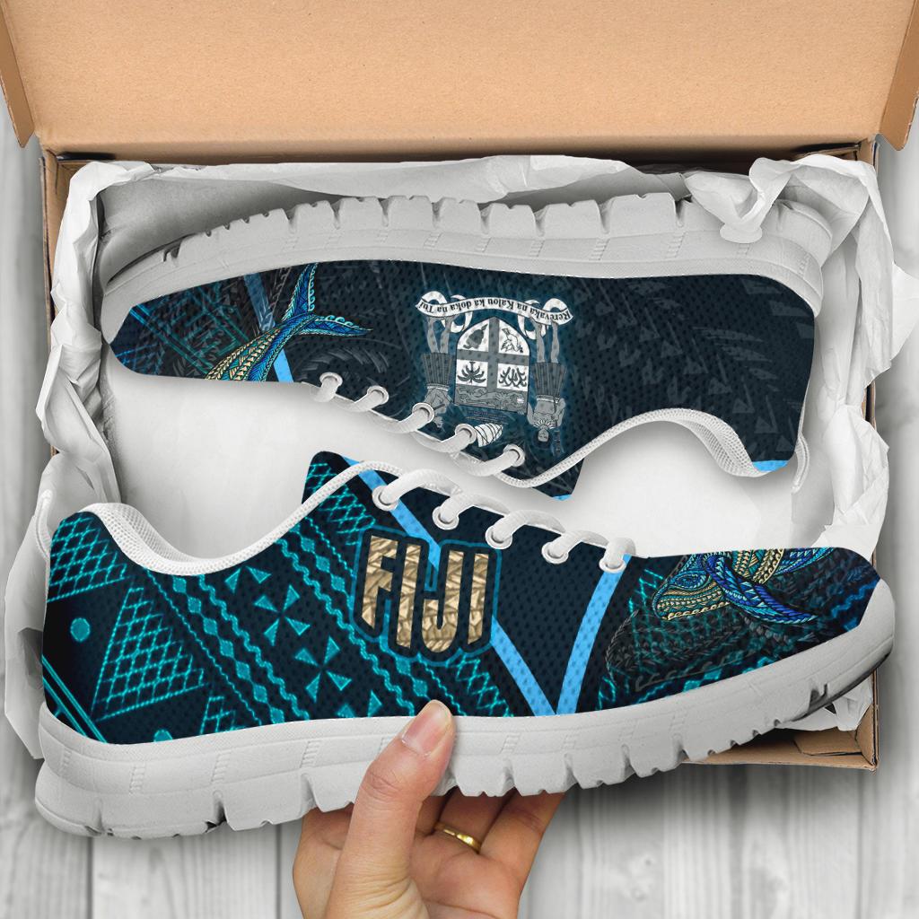 Fiji Sneakers - Seal Fiji With Blue Whale - Polynesian Pride