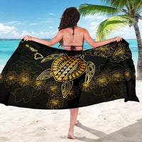 Hawaiian Turtle Hibiscus - Sarong - Flora Style - Polynesian Pride