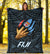 Fiji Premium Blanket - Fiji In Me (Blue) - Polynesian Pride