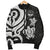 Marshall Islands Men's Bomber Jacket - Tentacle Turtle White - Polynesian Pride