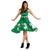 Hawaiian Hula Girls Dance in Green Midi Dress - Polynesian Pride