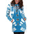 Northern Mariana Islands Hoodie Dress - Polynesian Tattoo Flag - Polynesian Pride