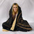 Cook Islands Hooded Blanket - Gold - Frida Style - Polynesian Pride