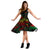 Tokelau Polynesian Midi Dress - Turtle Hibiscus Reggae - Polynesian Pride