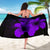 Hawaii Hibiscus Sarong - Turtle Map - Purple - Polynesian Pride