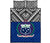 Samoa Polynesian Quilt Bed Set - Samoa Coat Of Arms Blue Version Blue - Polynesian Pride