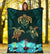 Hawaii Map Turtle Hibiscus Polynesian Luxury Premium Blanket - Honu Ohana - Polynesian Pride