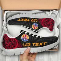 Tahiti Polynesian Custom Personalised Sneakers - Tahitians Spirit - Polynesian Pride