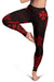 Wallis and Futuna Women's Leggings - Red Tentacle Turtle - Polynesian Pride