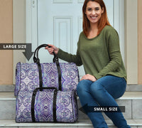 Polynesian Symmetry Gardient Violet Hawaii Travel Bag - Polynesian Pride