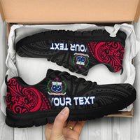 Samoa Polynesian Custom Personalised Sneakers - Samoan Spirit - Polynesian Pride