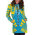 Tuvalu Hoodie Dress - Polynesian Tattoo Flag - Polynesian Pride