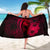 Hawaii Hibiscus Sarong - Harold Turtle - Calico Red - Polynesian Pride