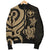 Polynesian Hawaii Men Bomber Jacket - Gold Tentacle Turtle - Polynesian Pride