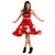 Hawaiian Hula Girls Dance in Red Midi Dress - Polynesian Pride