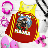 Mauna Kea Women's Racerback Tank 01 Red - Polynesian Pride