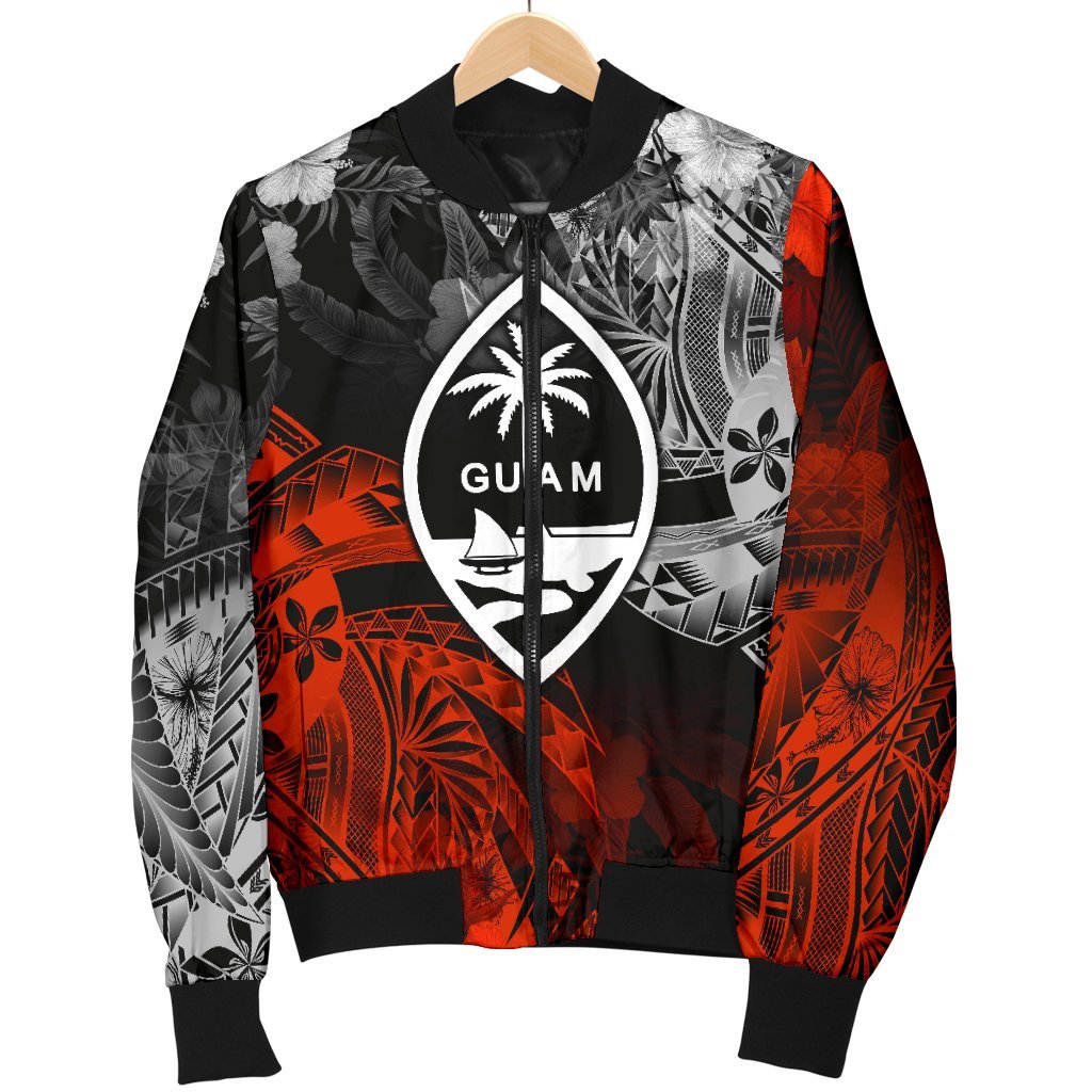 Guam Polynesian Men's Bomber - Vintage Polynesian - Polynesian Pride