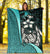 Yap Micronesia Premium Blanket Turquoise - Turtle With Hook - Polynesian Pride