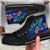 Guam High Top Shoes Blue - Vintage Tribal Mountain - Polynesian Pride