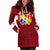 Tonga Hoodie Dress - Tonga Flag Coat Of Arms Special - Polynesian Pride