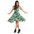 Hawaii Tropical Flowers Monstera Leaf Midi Dress - Polynesian Pride